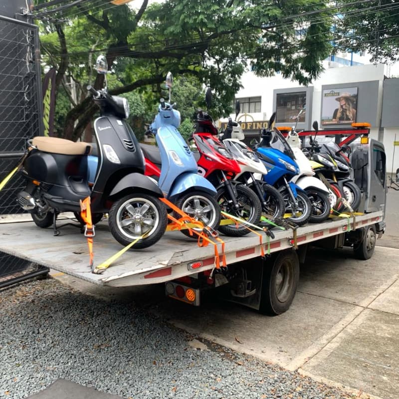 grua para motos cali