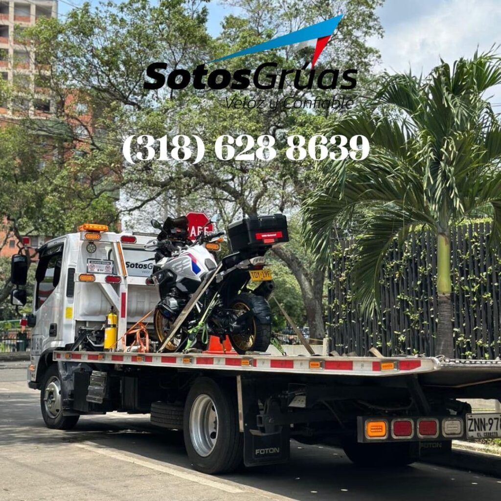 grua motos cali
