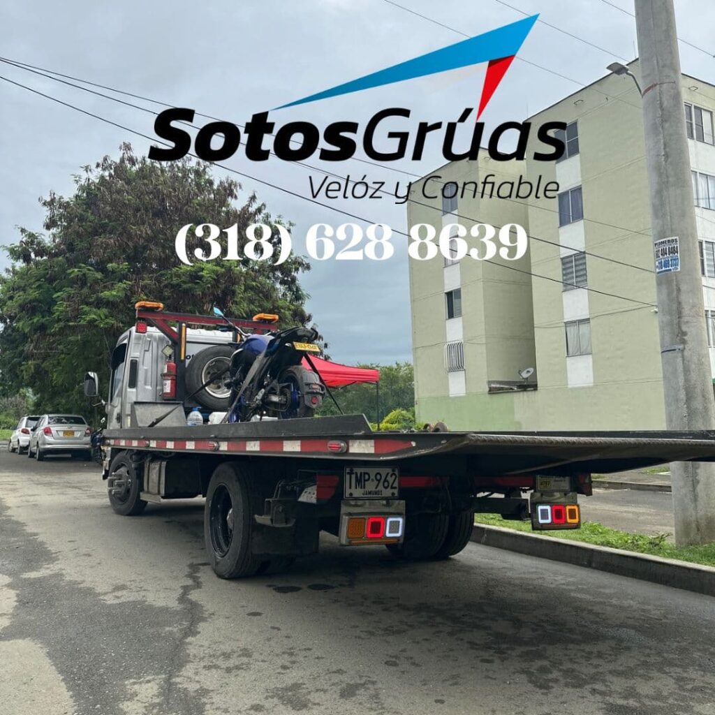 grua para motos cali