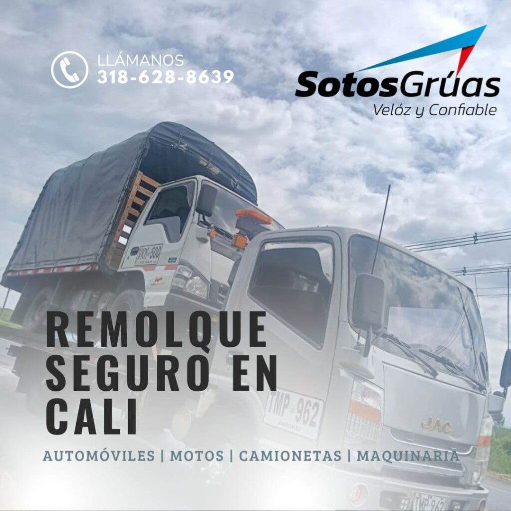 grúas cali 24 horas